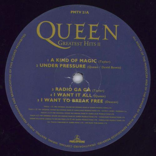 Queen Greatest Hits II - 1st UK 2-LP vinyl record set (Double LP